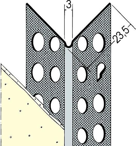 Produktbild Protektor Kantenschutzprofil Alu KSW5, 250 cm