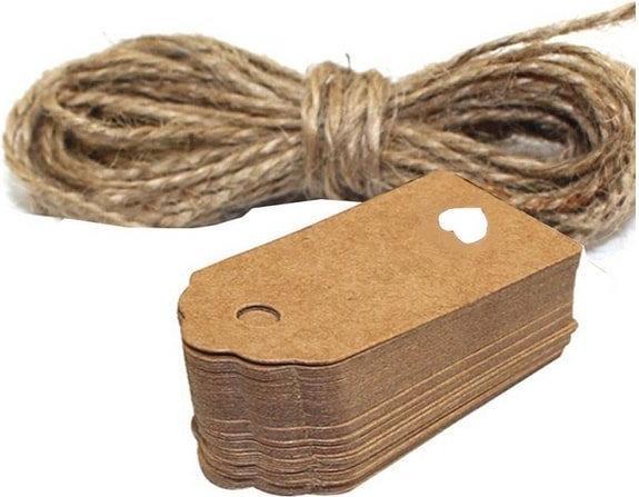 Produktbild JTI Kartonetiketten mit Schnur, 50er-Pack (1 x)