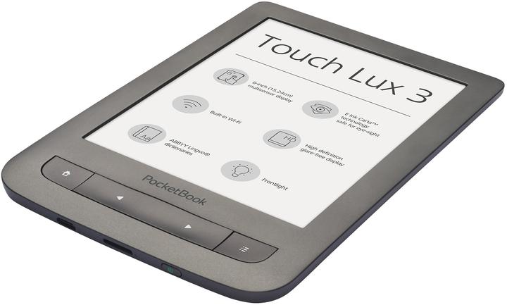 Actual product image PocketBook Touch Lux 3 (6", 4 GB, Dark grey)