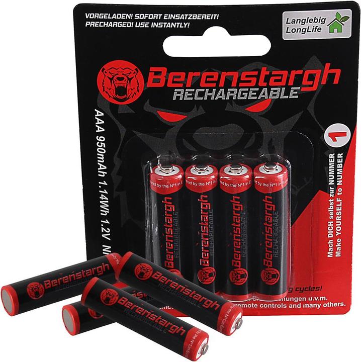 Produktbild Berenstargh Rechargeable (4 Stk., AAA, 950 mAh)