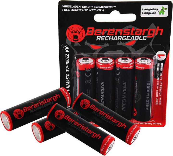 Actual product image Berenstargh Ni-Mh battery (AA)
