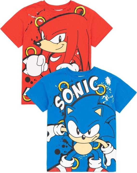 Produktbild Sonic The Hedgehog TShirt (2erPack) (122)