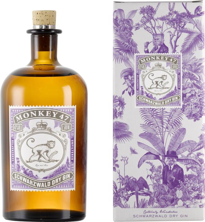 Actual product image Monkey 47 Black Forest Dry Gin (1 x 50 cl)