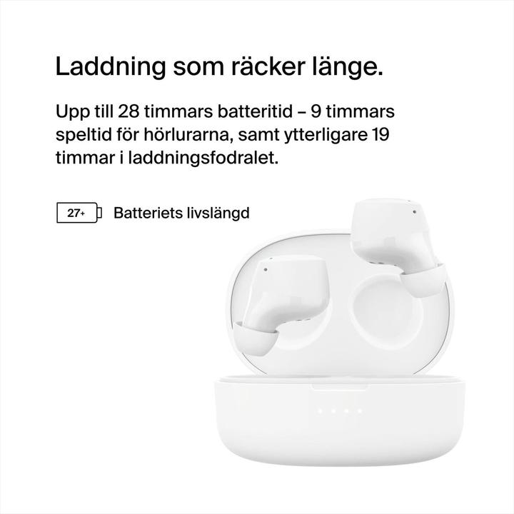 Actual product image Belkin Auc009btwh Soundform Bolt True (No noise cancelling, 19 h, Wireless)