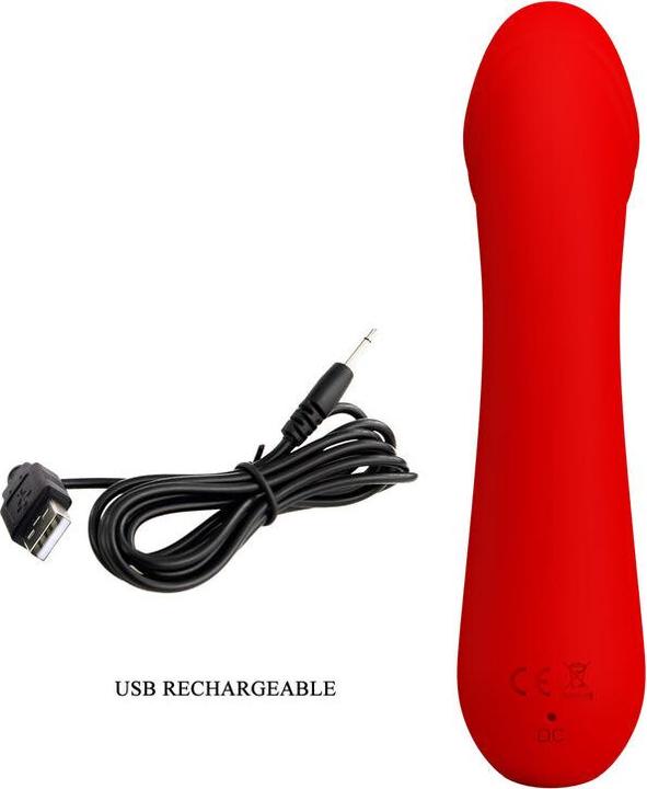 Produktbild Pretty Love Cetus Wiederaufladbarer Vibrator Rot