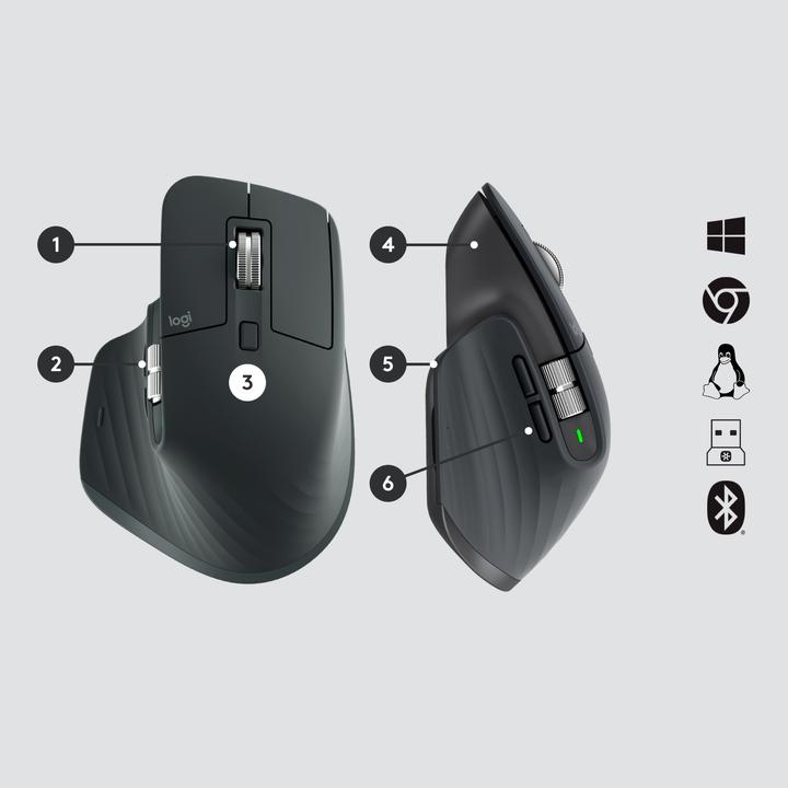 Actual product image Logitech MX Master 3 (Wireless)