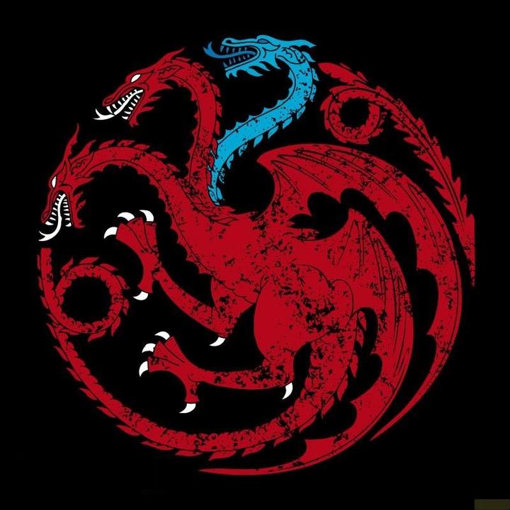 Actual product image ABYstyle GAME OF THRONES - Tshirt Targaryen Viserion man SS black - new fit (M)