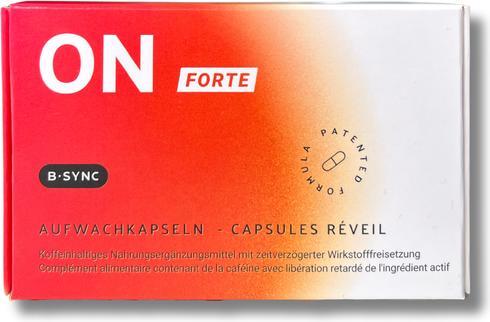 Actual product image B-Sync On ON FORTE Wake-up Capsules Capsules (20 Piece, Capsules, 21 g)