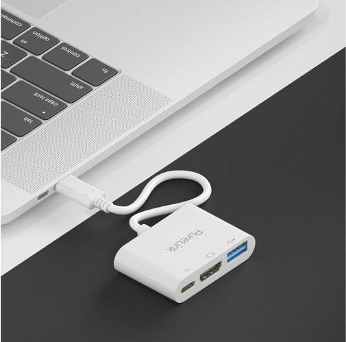 Immagine prodotto Purelink Premium Adapter USB-C - Multiport (USB 3.1, USB-C, HDMI, 18.90 cm)