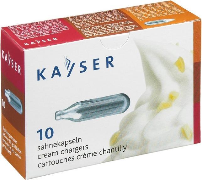 Produktbild Kayser Berndorf 10 Stück Sahnekapseln (0.50 l)