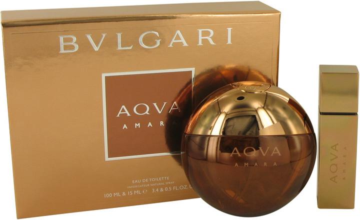 Bulgari Bvlgari Aqua Amara by Bvlgari Poison Set -- 3.4 oz Eau de Toilette Spray + 0.5 oz Mini EDT Spray (Set parfum)