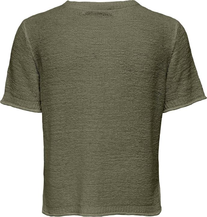 Actual product image Only Regular fit Round neck Low shoulder Carry bag Knitted top (L)