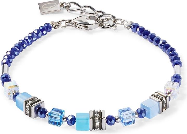 Coeur de Lion Armband Blau (18 cm, Edelstahl)