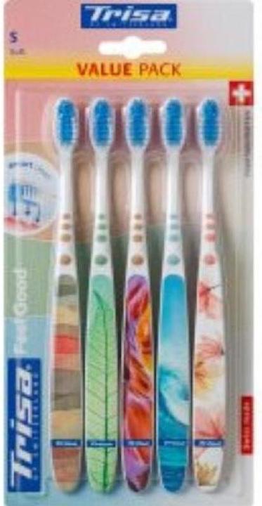 Produktbild Trisa Feelgood Zahnbürste soft 5 Stk (Weich, 5 x)