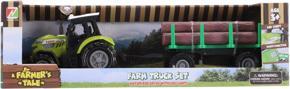 Actual product image Tractor With Trailer With Logs