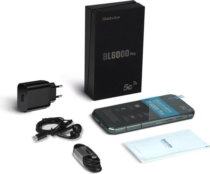 Produktbild Blackview BL6000 Pro (256 GB, Black, 6.36", Dual SIM, 48 Mpx, 5G)