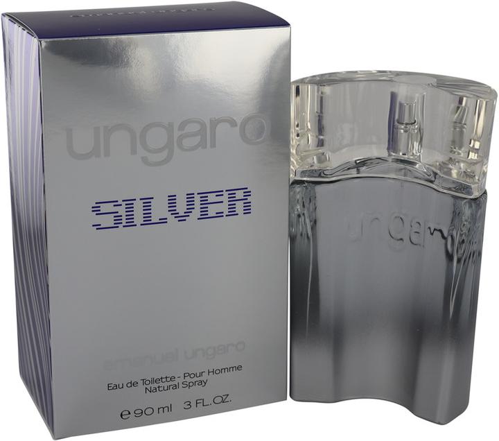 Actual product image Emanuel Ungaro Ungaro Silver by Ungaro Eau de Toilette Spray 90 ml (Eau de toilette, 90 ml)