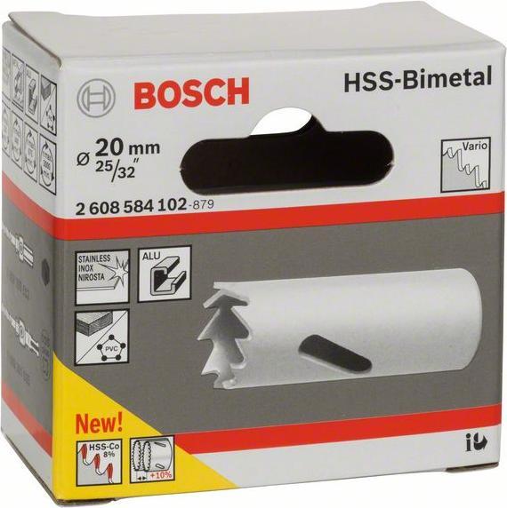 Actual product image Bosch Professional Zubehör Hole saw HSS bimetal for standard adapter, 20 mm, 25/32 in. (20 mm)