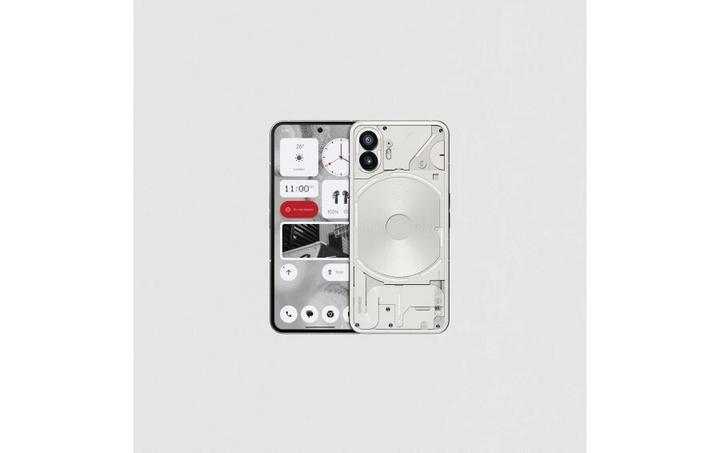 Actual product image Nothing Phone (2) (256 GB, White, 6.70", Dual SIM, 50 Mpx, 5G)