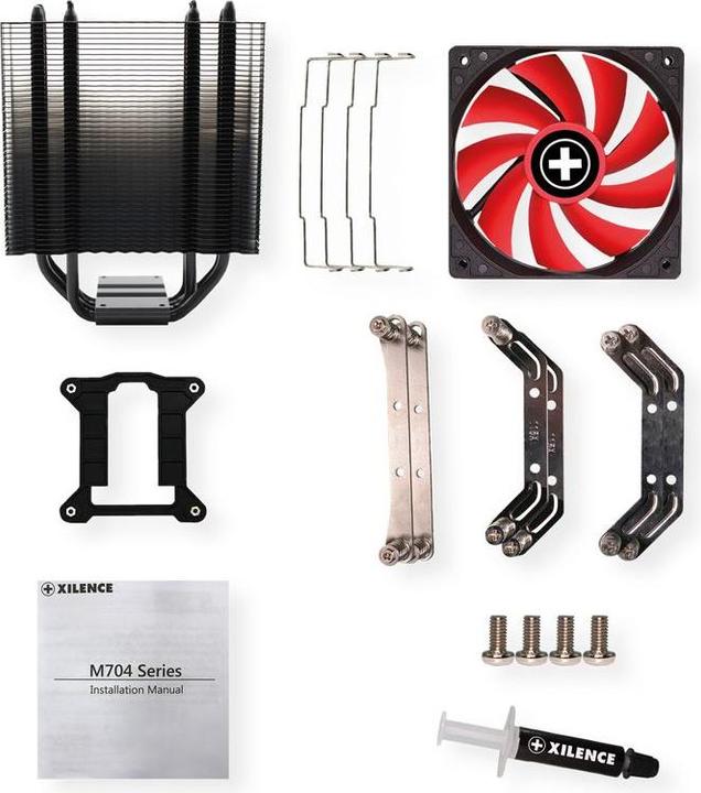 Productafbeelding Xilence M704, 700-1600 rpm, 70 CFM, 18-32,5 dB, PWM, 122. (160 mm)