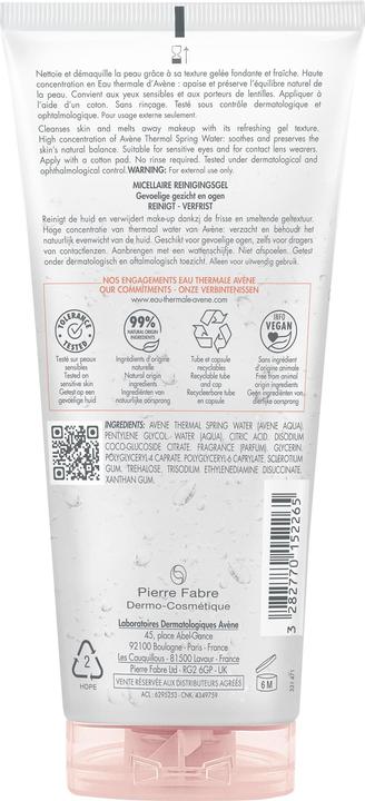 Produktbild Avène Mizellengel zum Entfernen von Make-up (Make-Up Entferner, 200 ml)