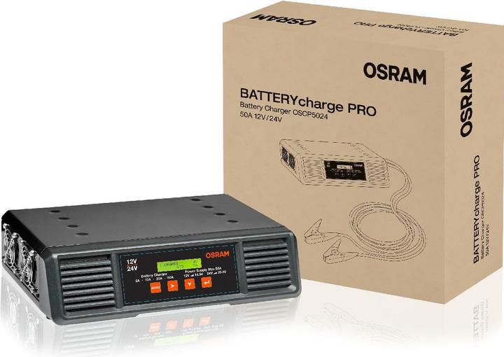 Immagine prodotto Osram BATTERYcharge PRO Caricabatteria (12V, 24V, 50 A)