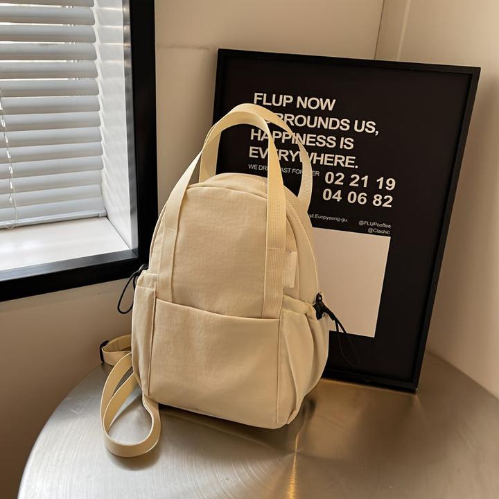 Immagine prodotto Only-Bags.Store Zaino in nylon leggero, borsa a tracolla alla moda, borsa fitness a tinta unita