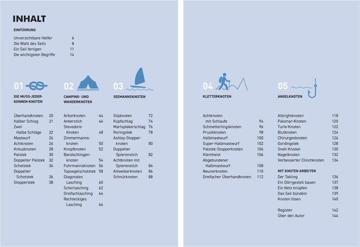 Produktbild Das grosse Knotenbuch - Die 50 wichtigsten Knoten für Alltag und Outdoor (Deutsch, Ulrike Kretschmer, Tim MacWelch, 2024)