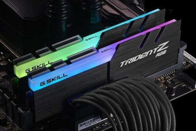Actual product image G.Skill Trident Z RGB (2 x 8GB, 3000 MHz, DDR4-RAM, DIMM)