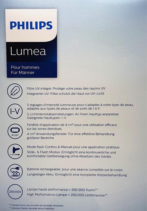 Image du produit Philips Lumea pour hommes