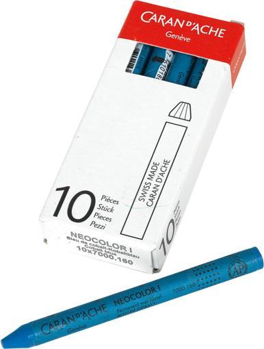 Produktbild Caran d'Ache Neocolor I Wax oil (Kobalt, Blau, 10 x)