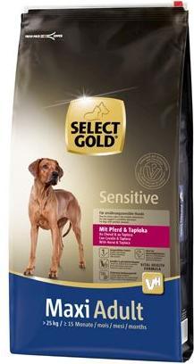 Immagine prodotto Select Gold Maxi Sensitive Adult Horse & Tapioca (Adulto, 12000 g)