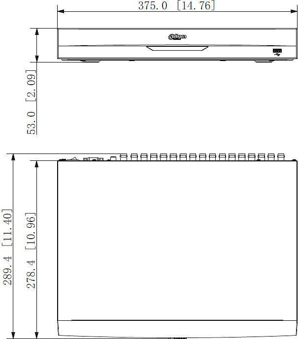 Immagine prodotto Dahua XVR5216AN-I3 videoregistratore digitale (DVR) Nero (Alimentazione elettrica)