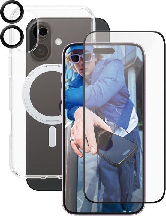 Actual product image PanzerGlass CARE Feature 3-in-1 Ceramic Bundle iPhone '24 6.7" (1 Piece, Apple iPhone 16 Plus)
