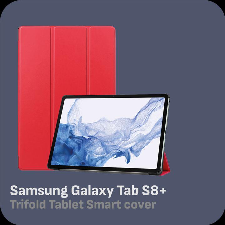 Produktbild Cazy Premium Smart Hülle Kompatibel mit Samsung Galaxy Tab S8+ - Schutz Etui Hülle - Automatischem (Galaxy Tab S8+)