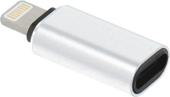 Actual product image OEM Converter Adapter Type C (female) to Lightning (male) silver (USB Type C, Lightning)