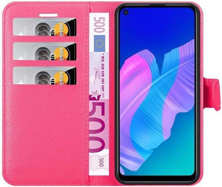 Actual product image Cadorabo Book with stand function cover (Huawei P40 Lite E)