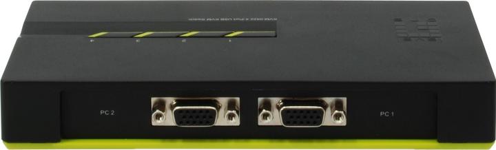 Image du produit LevelOne KVM-0422 : Commutateur KVM à câble 4 ports