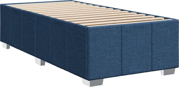 Image du produit VidaXL Lit Boxspring avec matelas Lit double Lit rembourré bleu 140x200cm (140 x 200, 140 x 200)