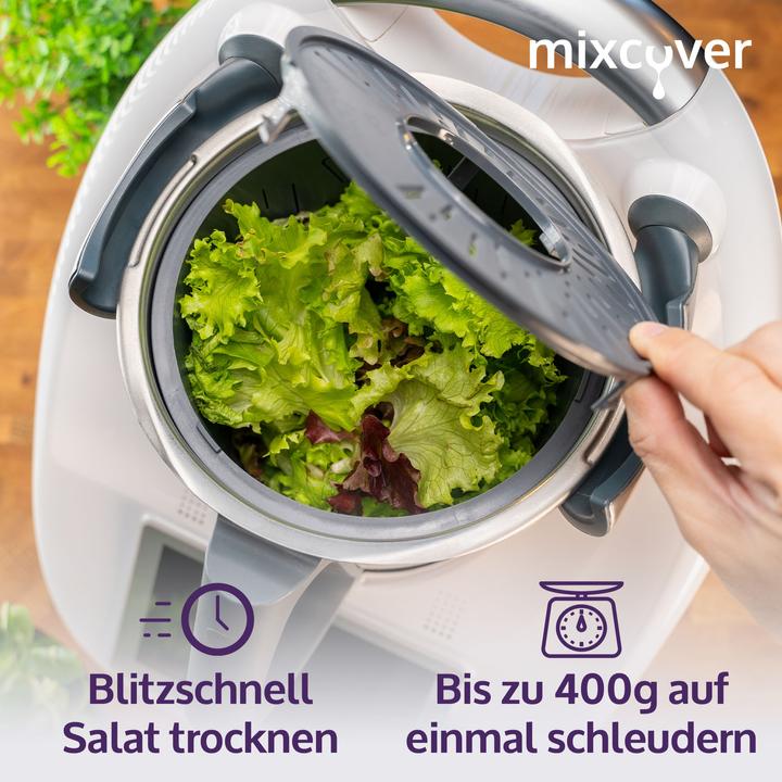 Produktbild Mixcover Salatschleuder kompatibel mit Thermomix TM6 TM5