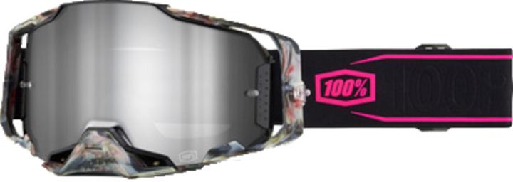 100% Goggles Armega (Sarcelle, Mirror Silver)