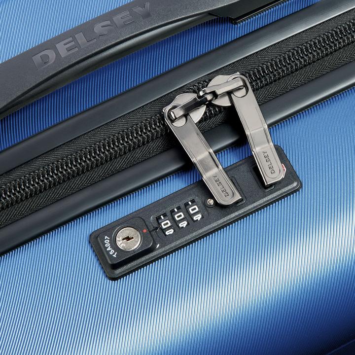Produktbild Delsey Comete Plus Slim Cabin Trolley Case - 55 cm - Blue (40 l, Handgepäck (bis 50l))