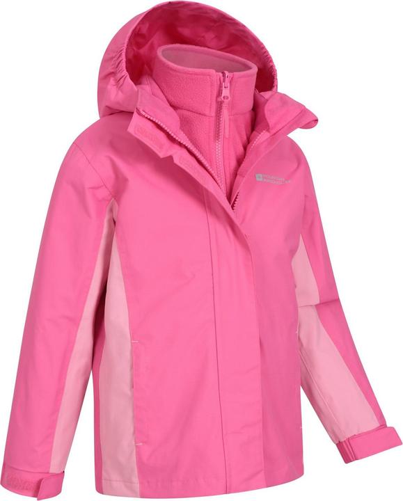 Actual product image Mountain Warehouse Childrens/Kids Lightning 3 in 1 Waterproof Jacket (128)
