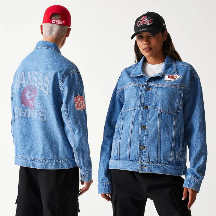 Actual product image New Era Kansas City Chiefs denim jacket Kanchi (L)