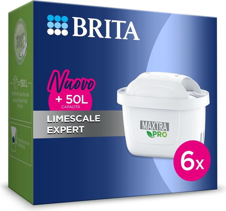 Produktbild Brita Maxtra Pro 6 filters LIMESCALE EXPERT 4006387121983 Filterkartusche Weiss (6 x)