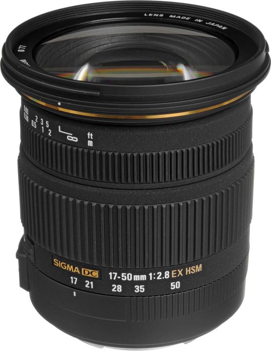 Produktbild Sigma 17-50mm F2,8 EX DC OS HSM, Canon EF-S (Canon EF-S, APS-C / DX)