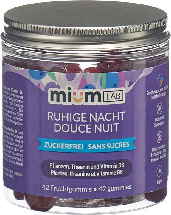 Actual product image Mium Lab Vitamingummis Ruhige Nacht (42 Piece, Gummies, 140 g)
