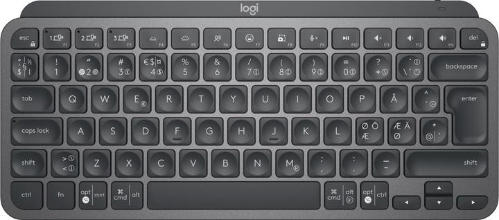 Actual product image Logitech Mx Keys Mini For Business Keyboard RF Wireless + Bluetooth QWERTY Nordic Graphite (Eng. Int., Wireless)