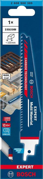 Immagine prodotto Bosch Professional Zubehör Lama per sega alternativa EXPERT 'Multi Material' 956 XHM, 1 pezzo