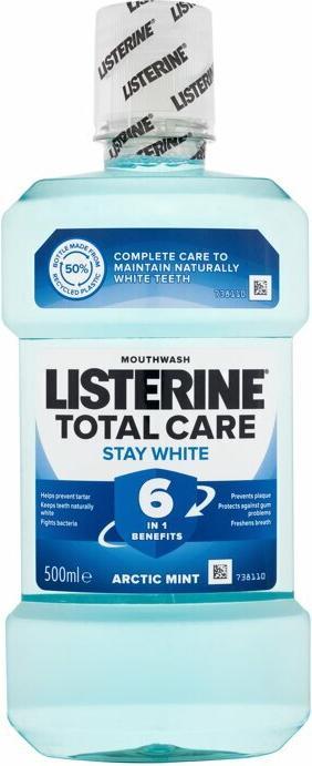 Produktbild Listerine Total Care Stay White Mouthwash (500 ml, Mundwasser)